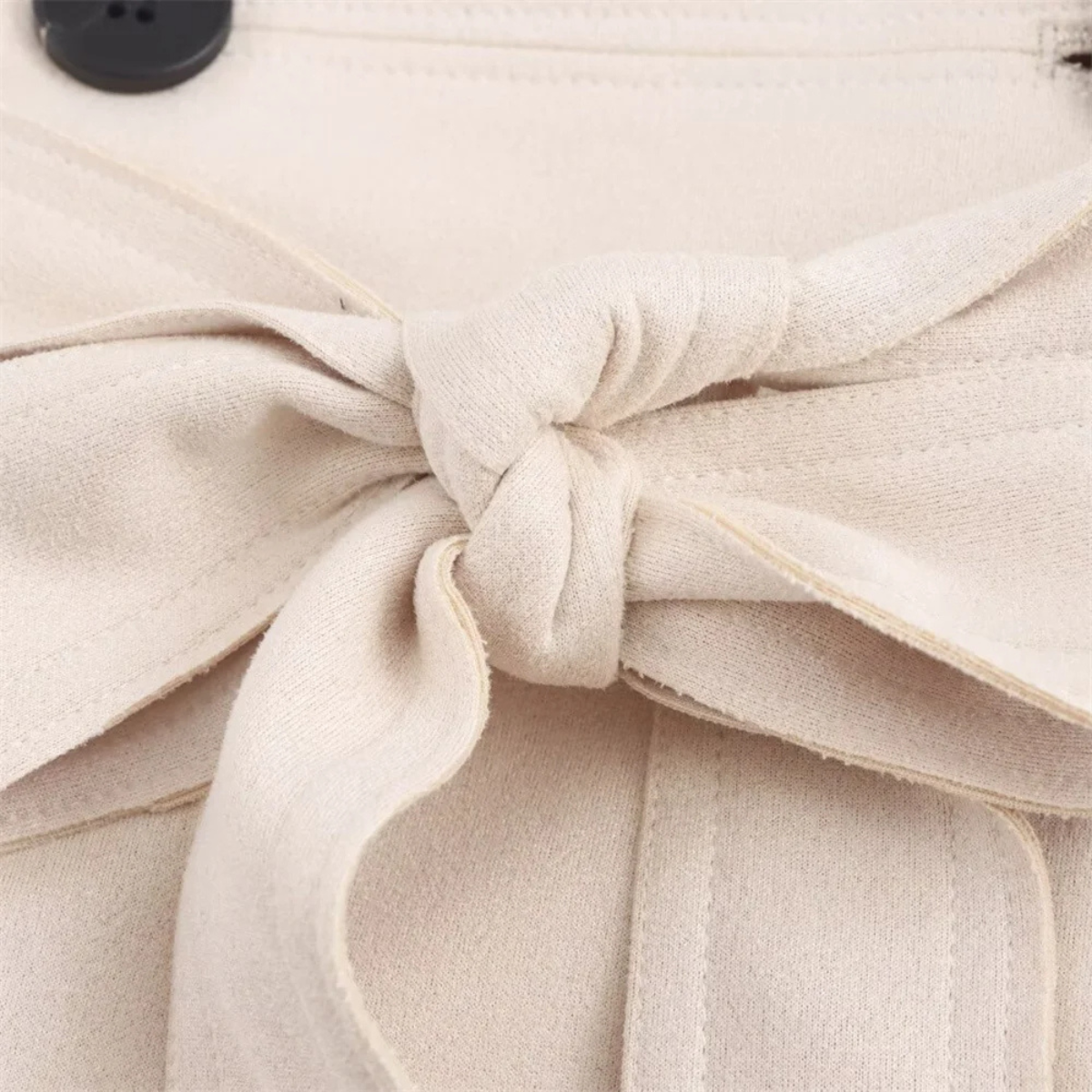 Elegant Trench Coat – Belted Longline Overcoat