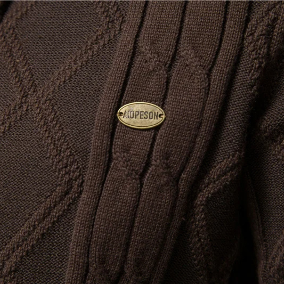 Knitted Cardigan – Button Up V-Neck Jumper