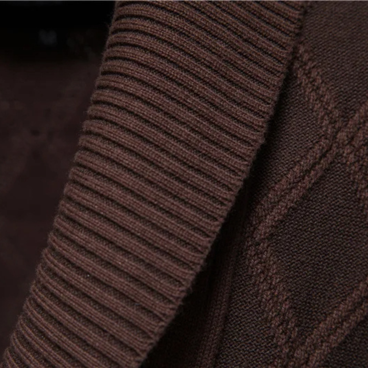 Knitted Cardigan – Button Up V-Neck Jumper