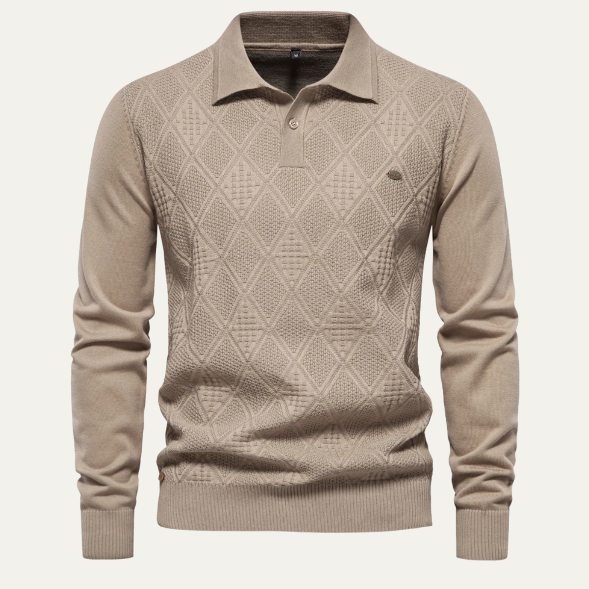 Knitted Polo Sweater – Lightweight Casual Jumper
