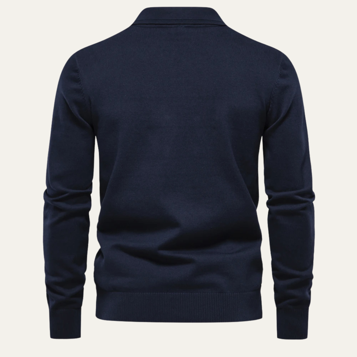 Knitted Polo Sweater – Lightweight Casual Jumper