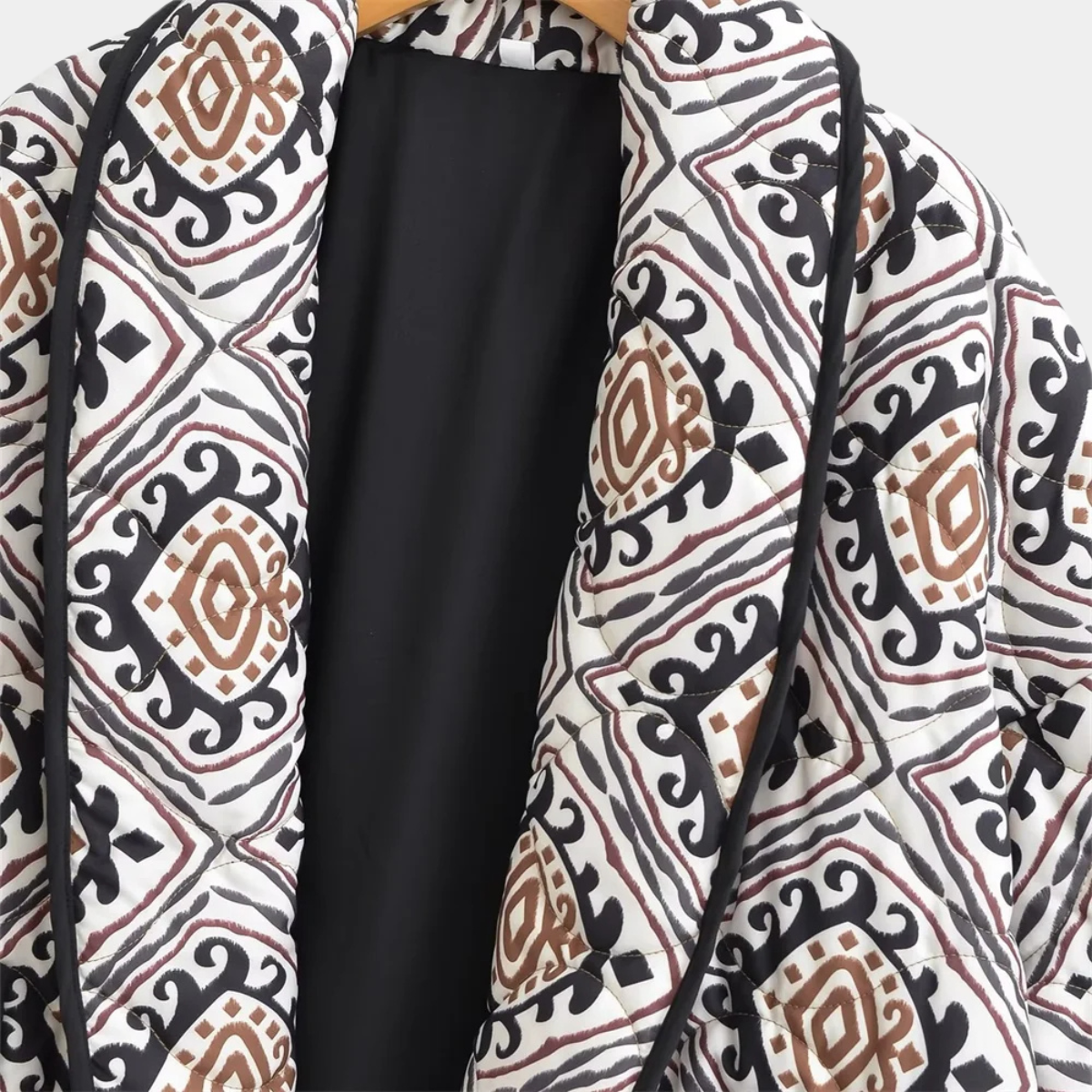 Boho Print Jacket – Casual Oversized Kimono Coat