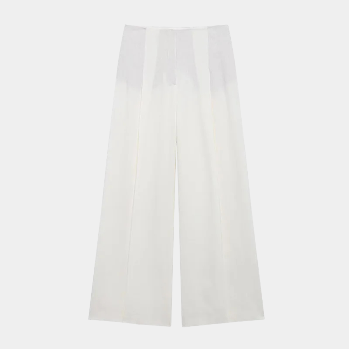 White Two Piece Suit – Blazer and Wide Leg Trousers Co Ord Set