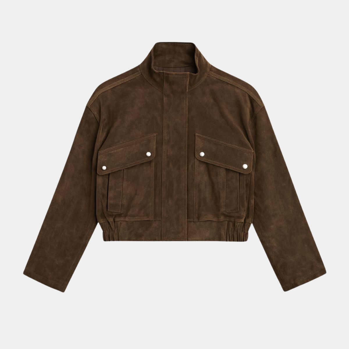 Oversized Suede Jacket – Casual Loose Fit Coat