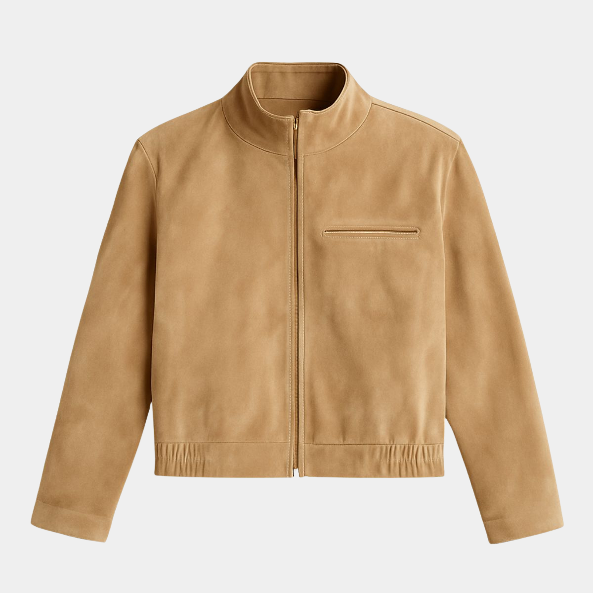 Oversized Suede Jacket – Casual Loose Fit Coat