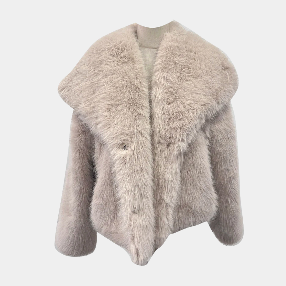Elegant Faux Fur Coat – Winter Warm Jacket