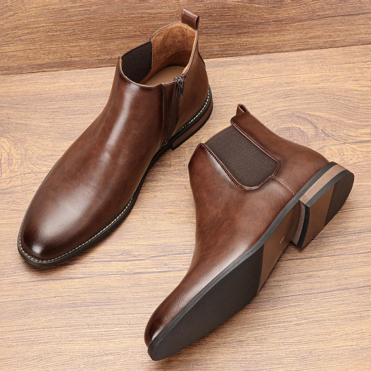 Chelsea Boots Men – Smart Casual Slip On