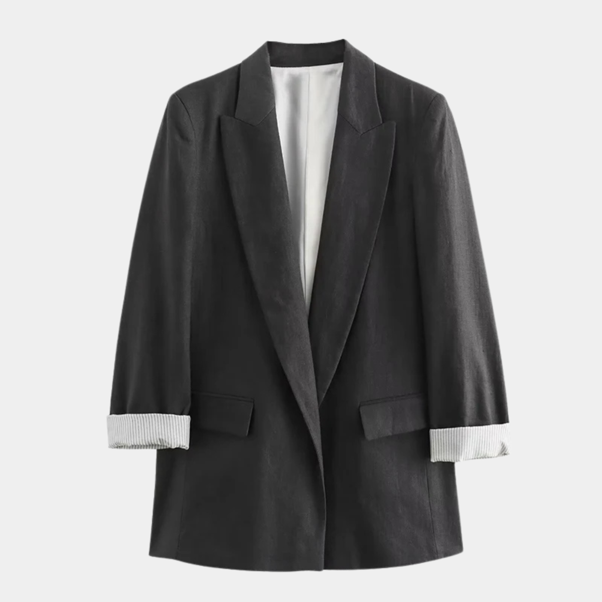 Elegant Oversized Blazer – Long Sleeve Casual Smart Jacket