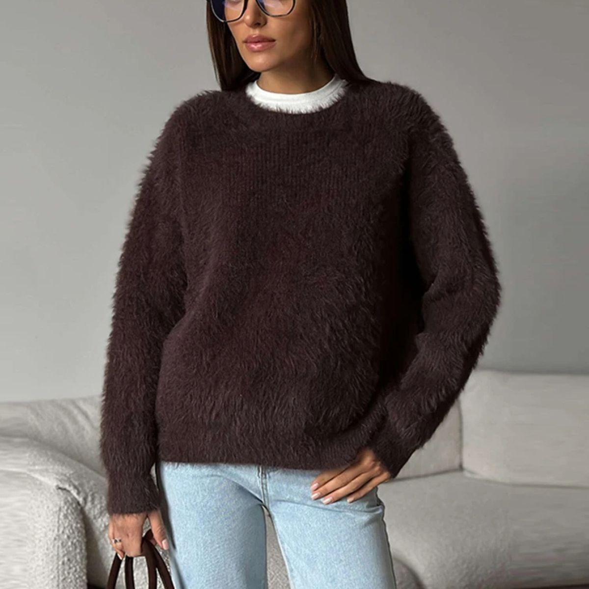 Soft Knit Cashmere Jumper – Women’s Casual Pullover