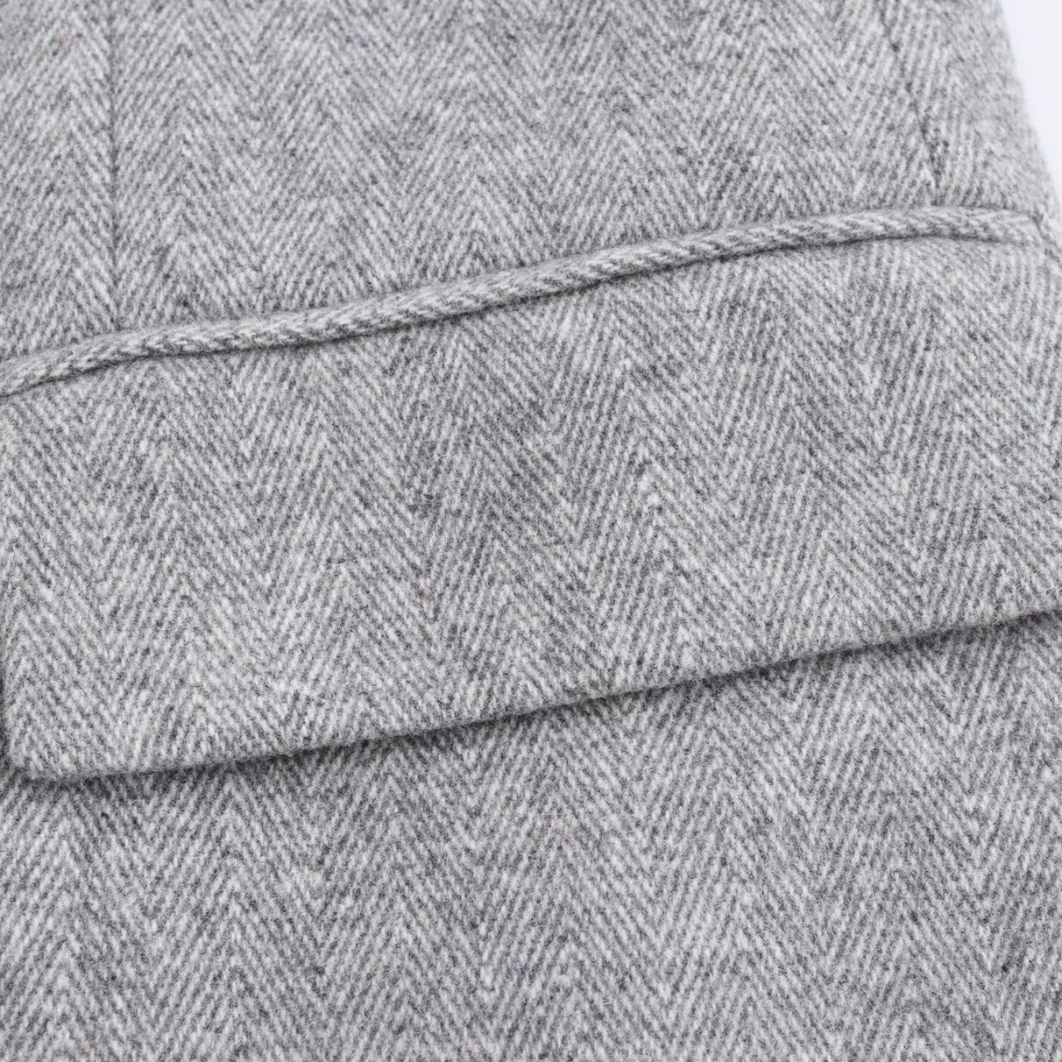 Wool Blend Blazer – Classic Single Breasted Jacket