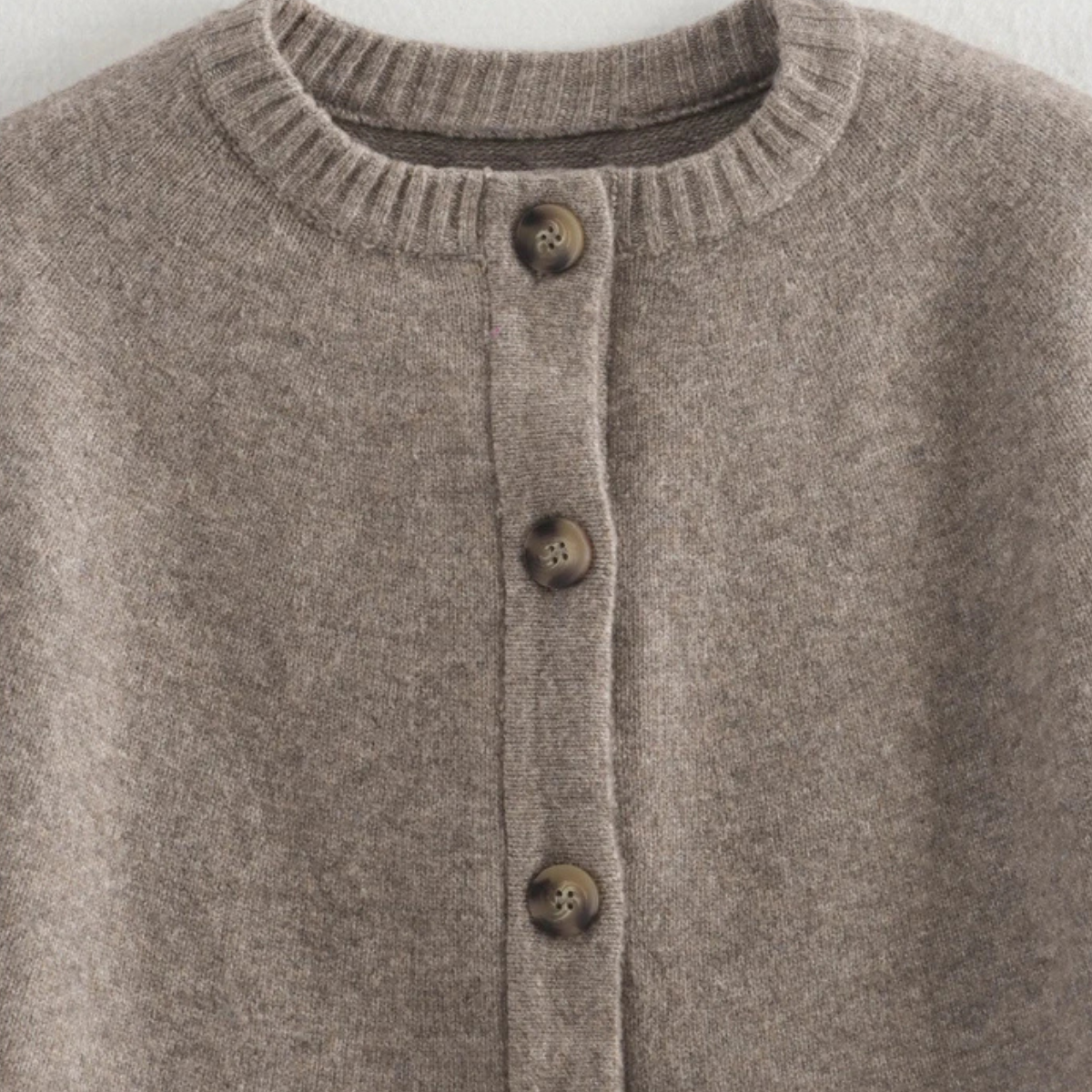 Wool Knit Cape Cardigan – Button Down Poncho Shawl Wrap