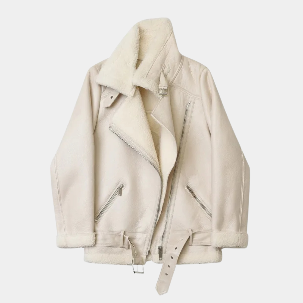 Oversized Faux Fur Jacket – Warm Winter Coat