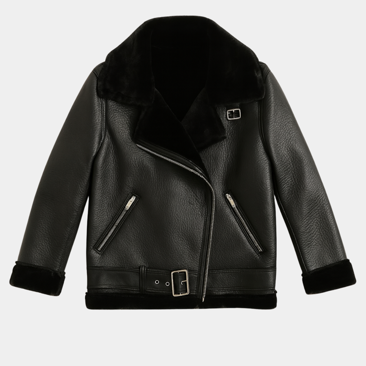 Oversized Faux Fur Jacket – Warm Winter Coat