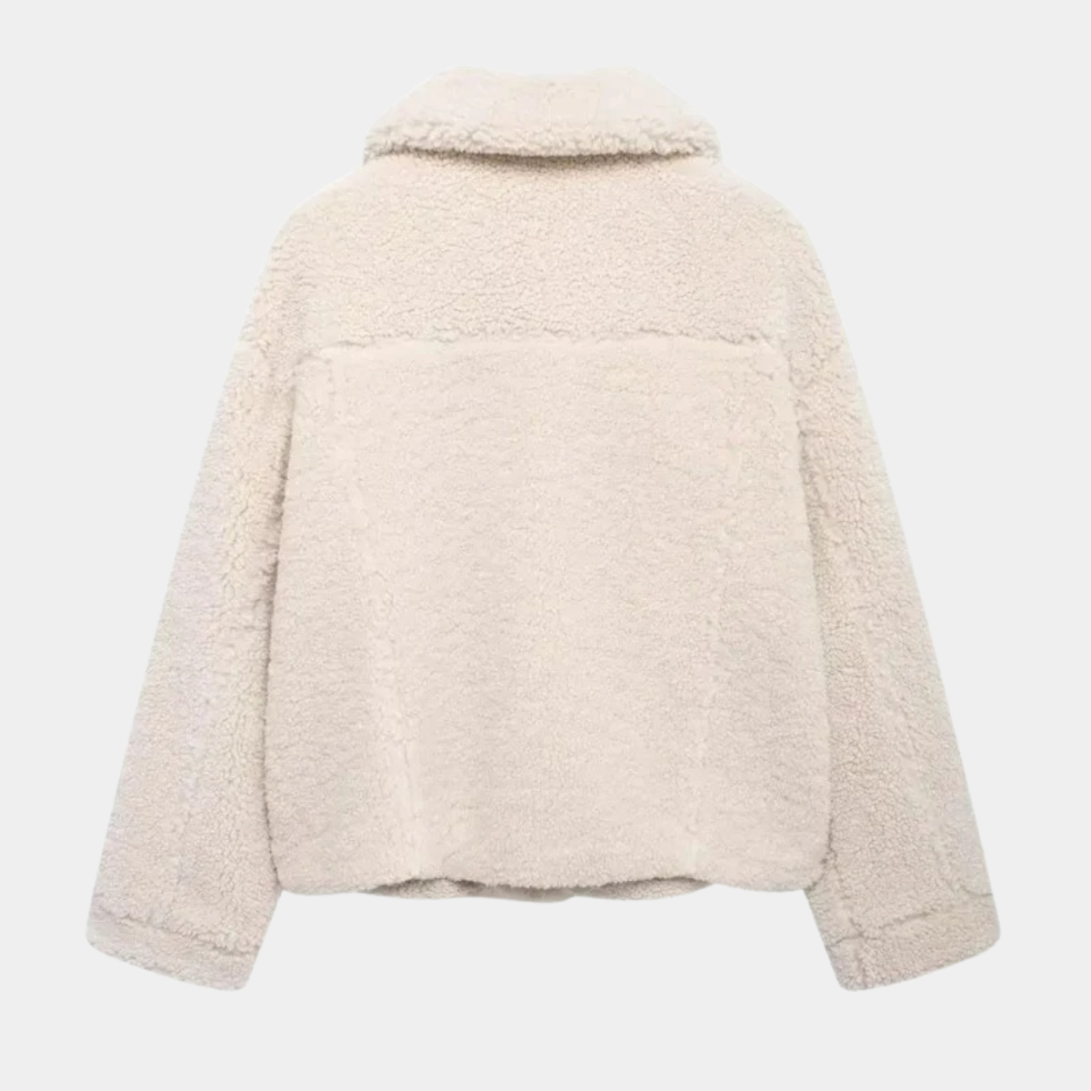 Cream Teddy Fleece Jacket