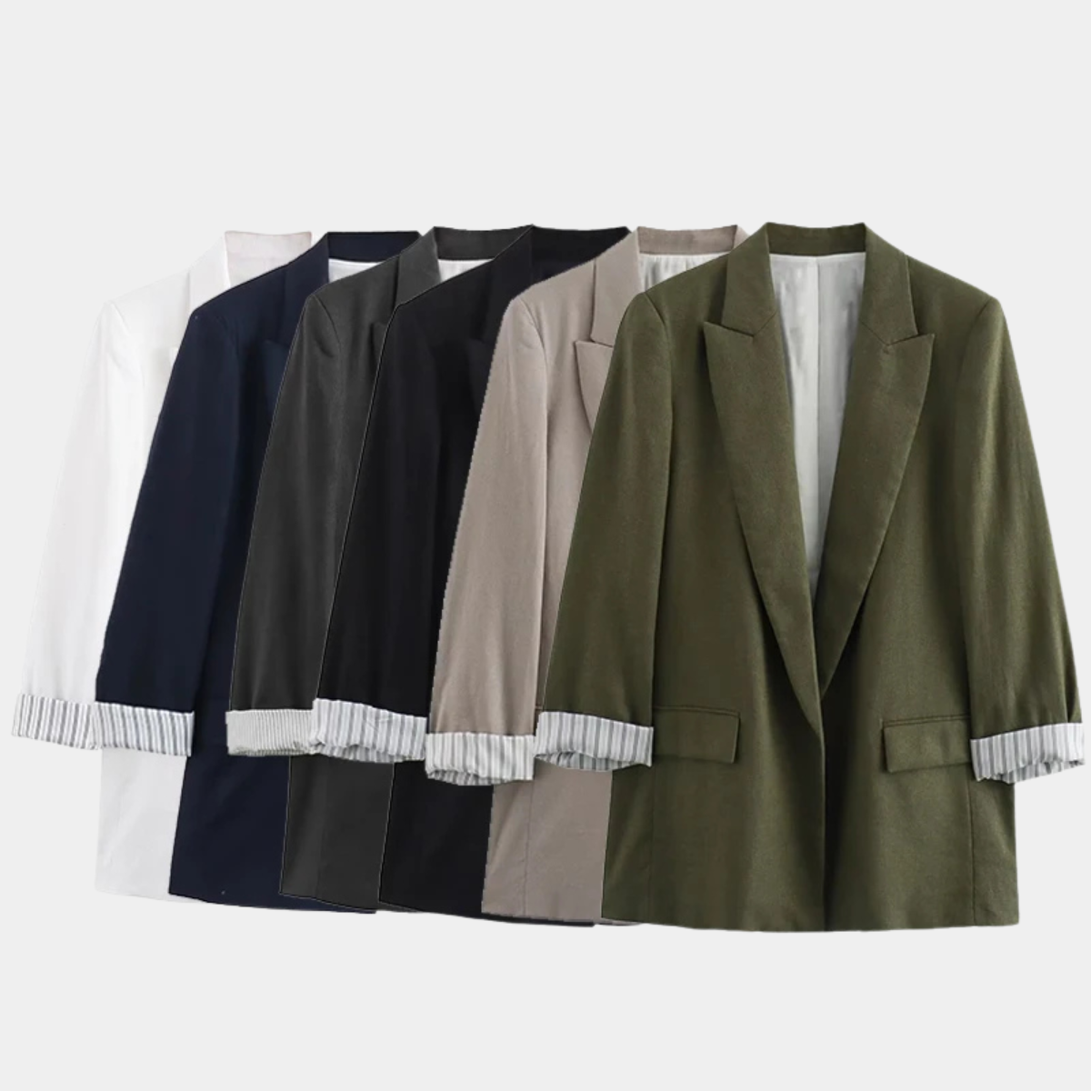 Elegant Oversized Blazer – Long Sleeve Casual Smart Jacket