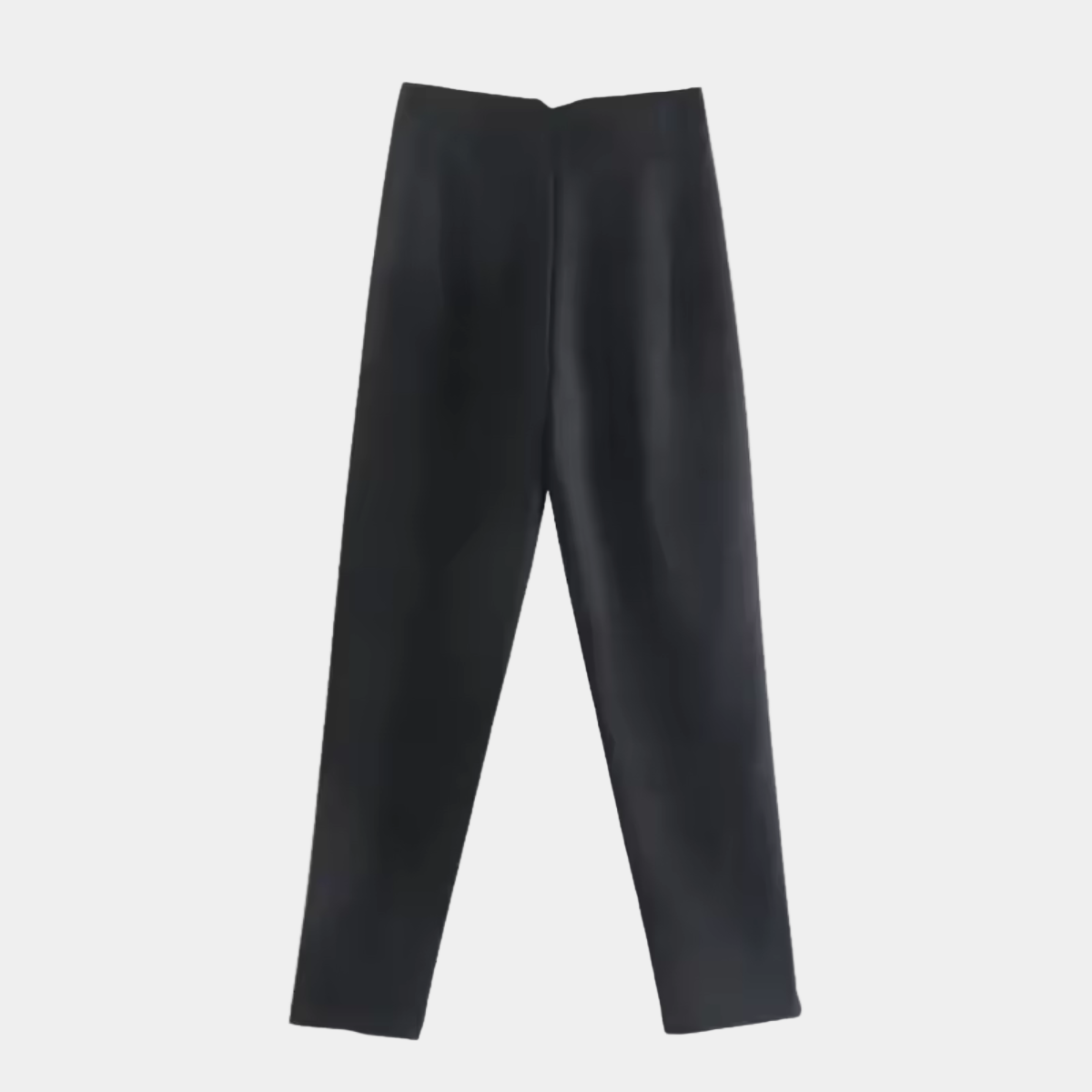 High Waist Tailored Trousers – Slim Fit Cropped Pants