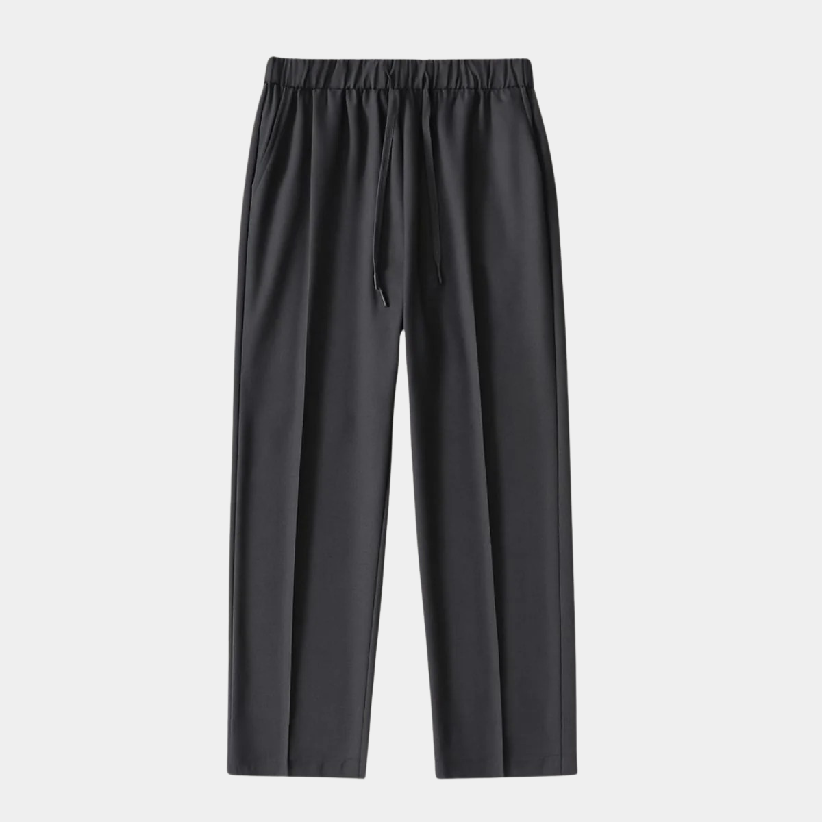 Pleated Mens Elasticated Waist Trousers – Smart Pants