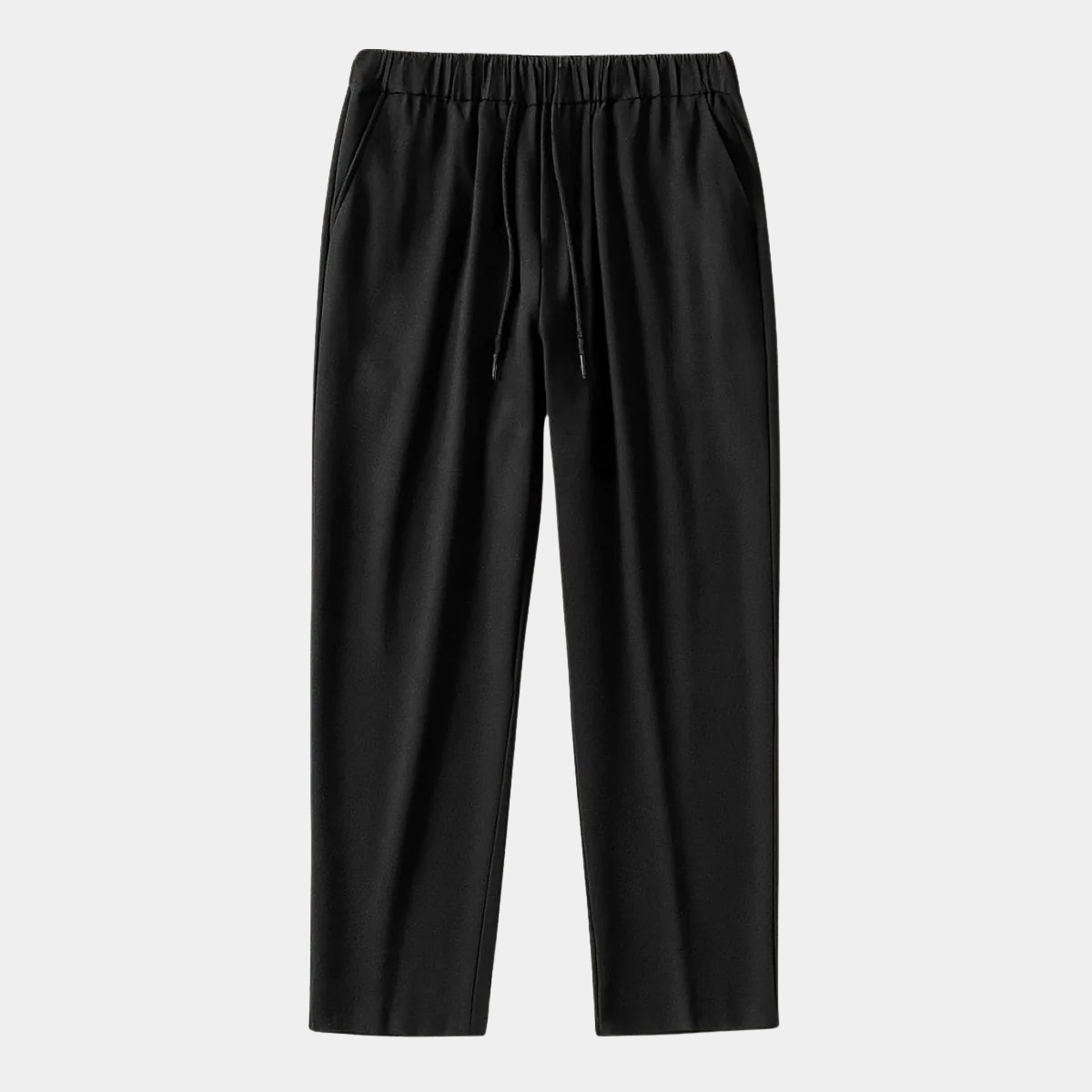 Pleated Mens Elasticated Waist Trousers – Smart Pants