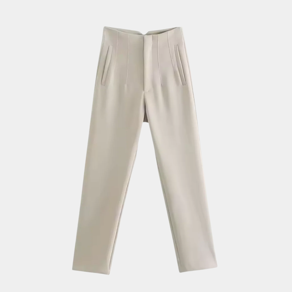 Women's High Waisted Tailored Trousers