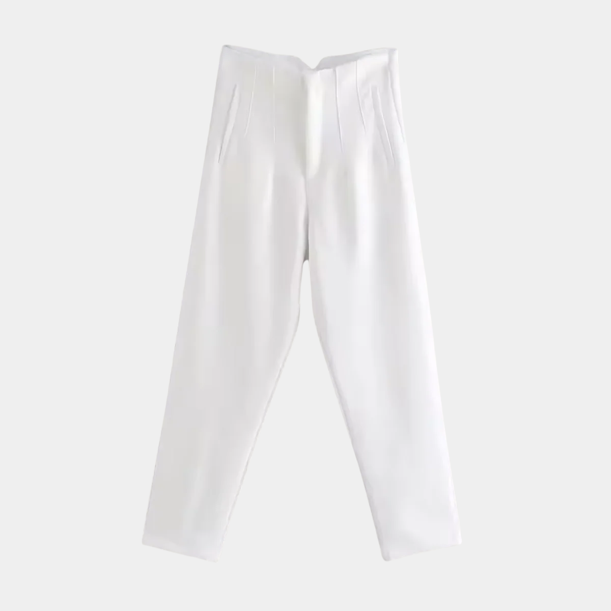 Women's High Waisted Tailored Trousers