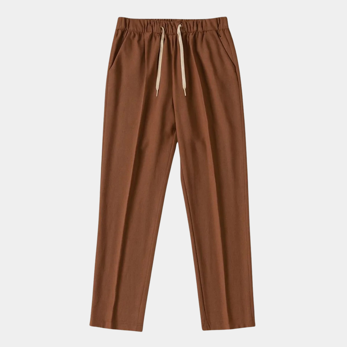 Casual Mens Elasticated Waist Trousers – Lightweight Pants