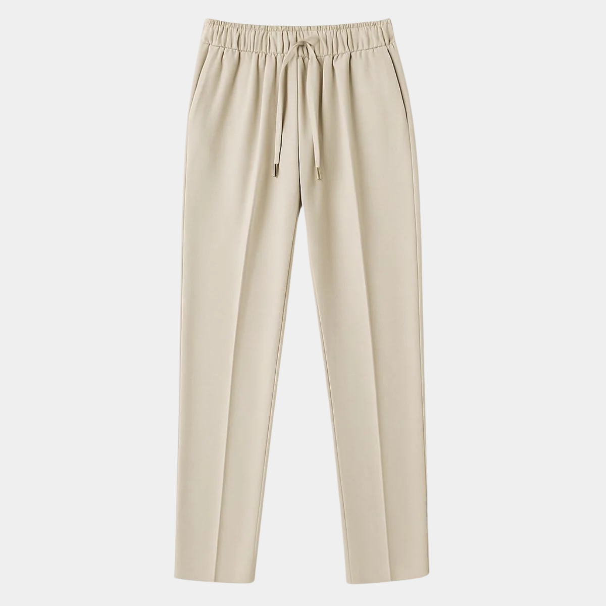 Casual Mens Elasticated Waist Trousers – Lightweight Pants