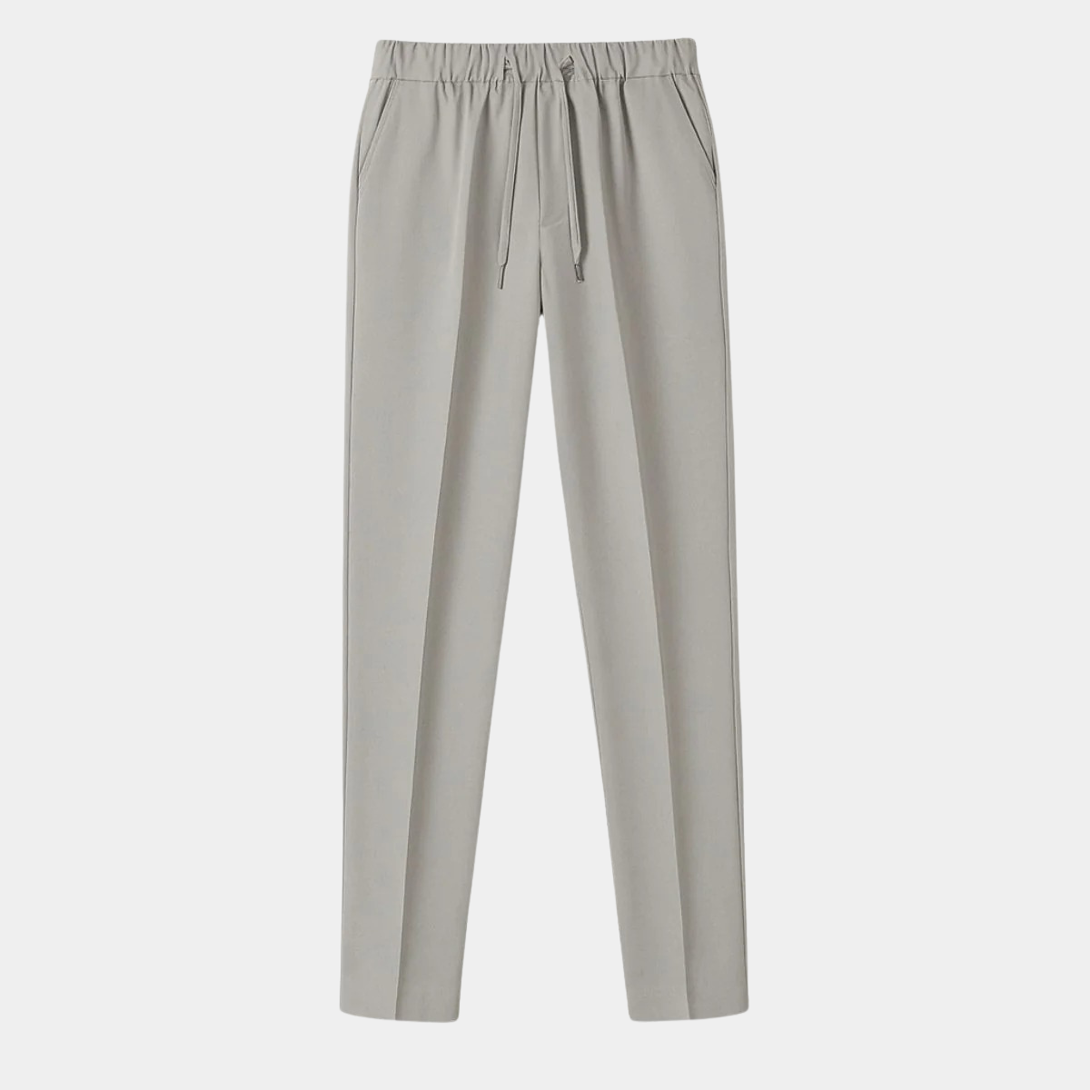 Casual Mens Elasticated Waist Trousers – Lightweight Pants