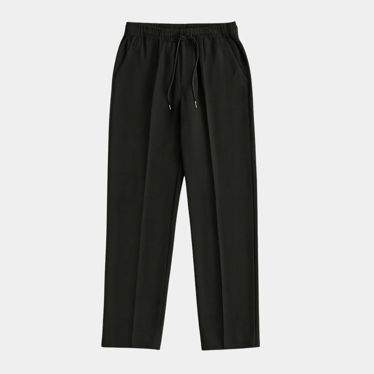 Casual Mens Elasticated Waist Trousers – Lightweight Pants