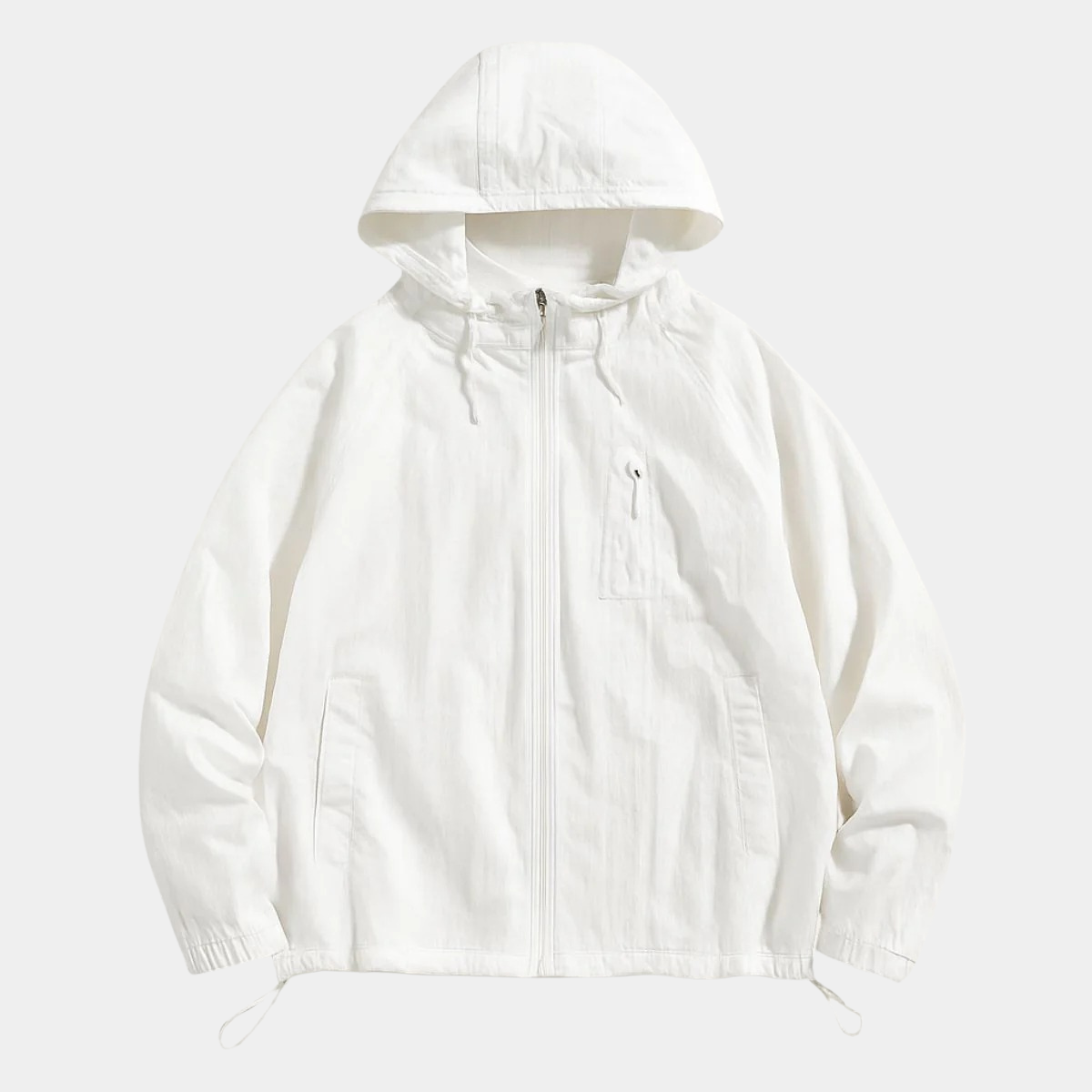 Men's Lightweight Hooded Windbreaker Jacket