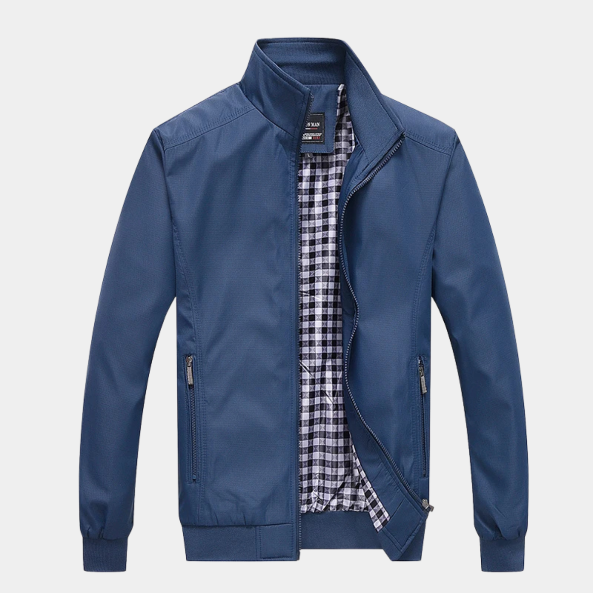 Lightweight Bomber Jacket – Casual Zip Up Windbreaker Coat