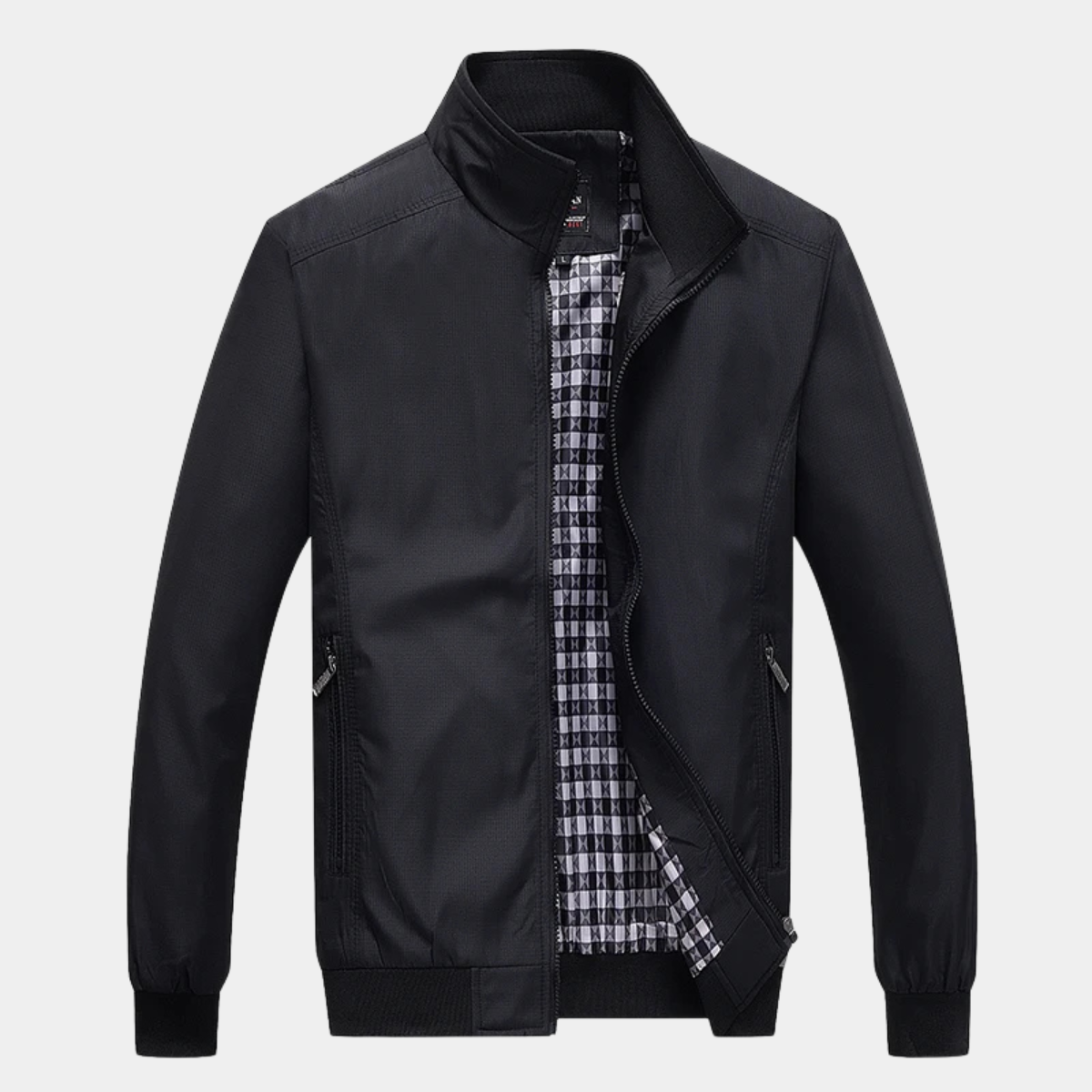 Lightweight Bomber Jacket – Casual Zip Up Windbreaker Coat