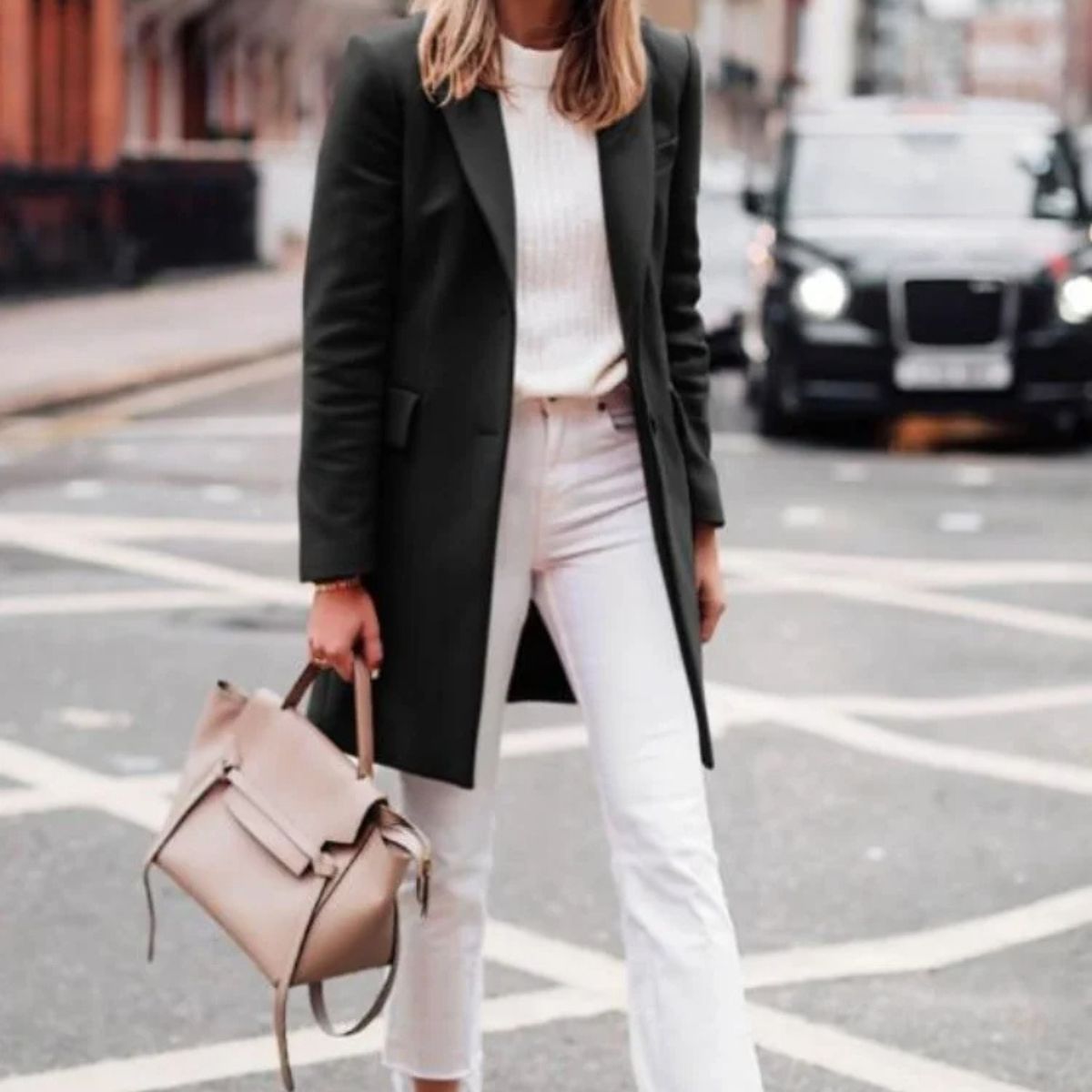 Oversized Double Breasted Teddy Trench Coat