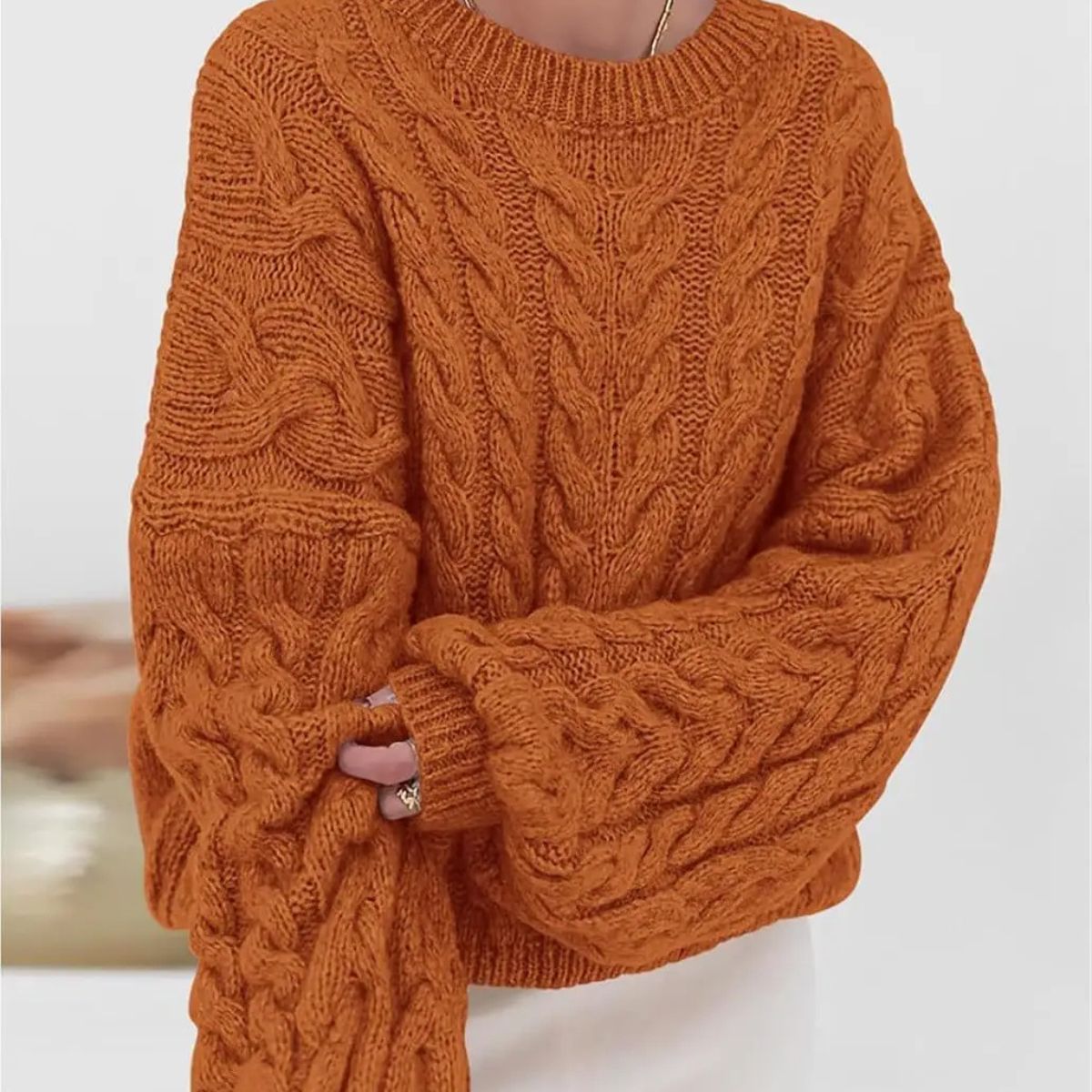 Soft Knitted Jumper – Soft Oversized Winter Sweater