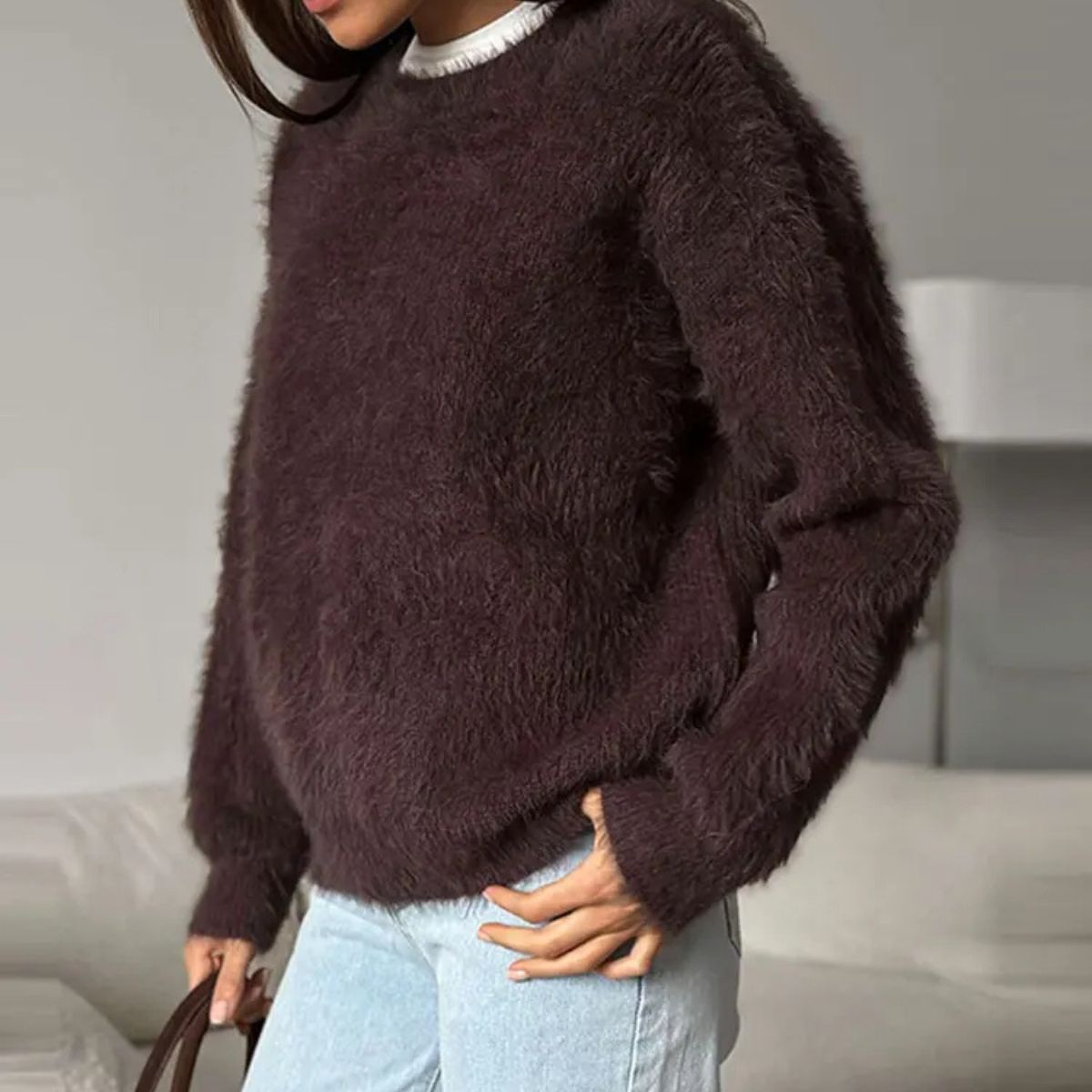 Soft Knit Cashmere Jumper – Women’s Casual Pullover
