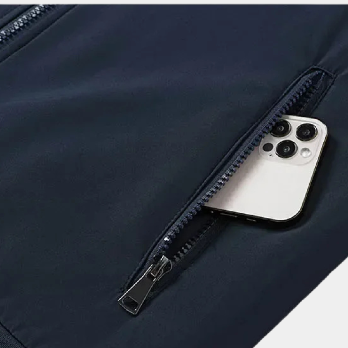 Quilted Bomber Jacket – Lightweight Casual Zip-Up Coat
