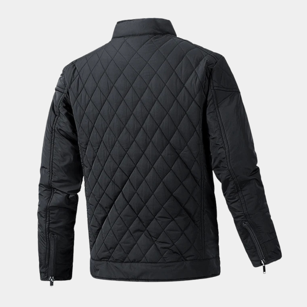Men's Puffer Jacket – Lightweight Padded Zip-Up Coat with Pockets