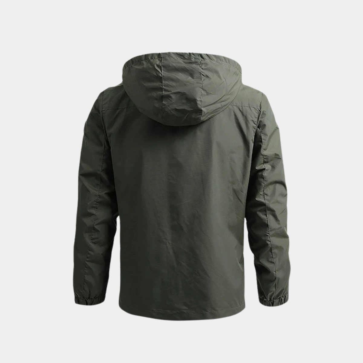 Waterproof Hooded Jacket – Outdoor Windbreaker Coat with Pockets