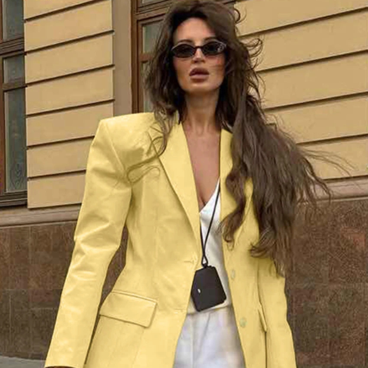 Trendy Oversized Blazer – Streetwear Jacket