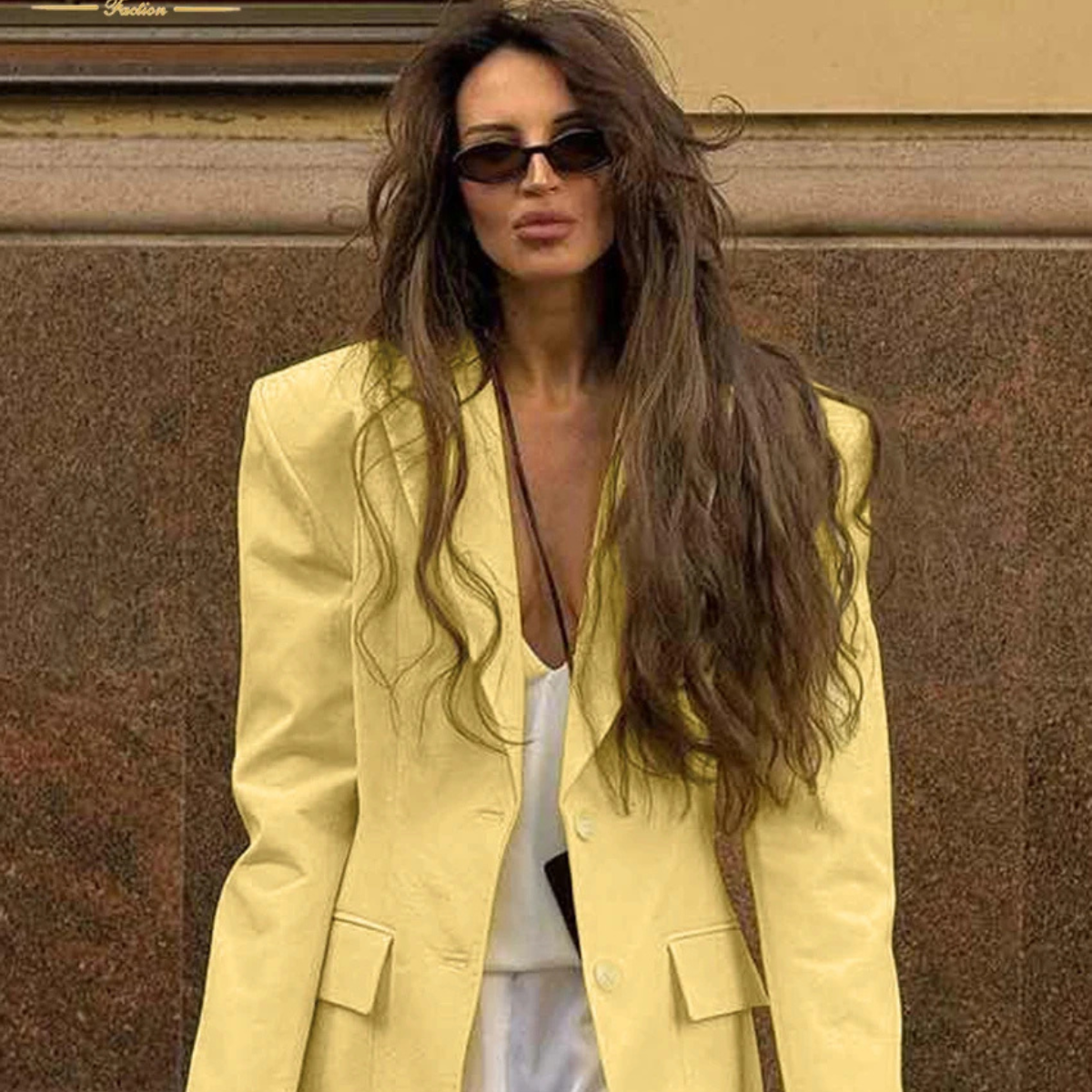 Trendy Oversized Blazer – Streetwear Jacket
