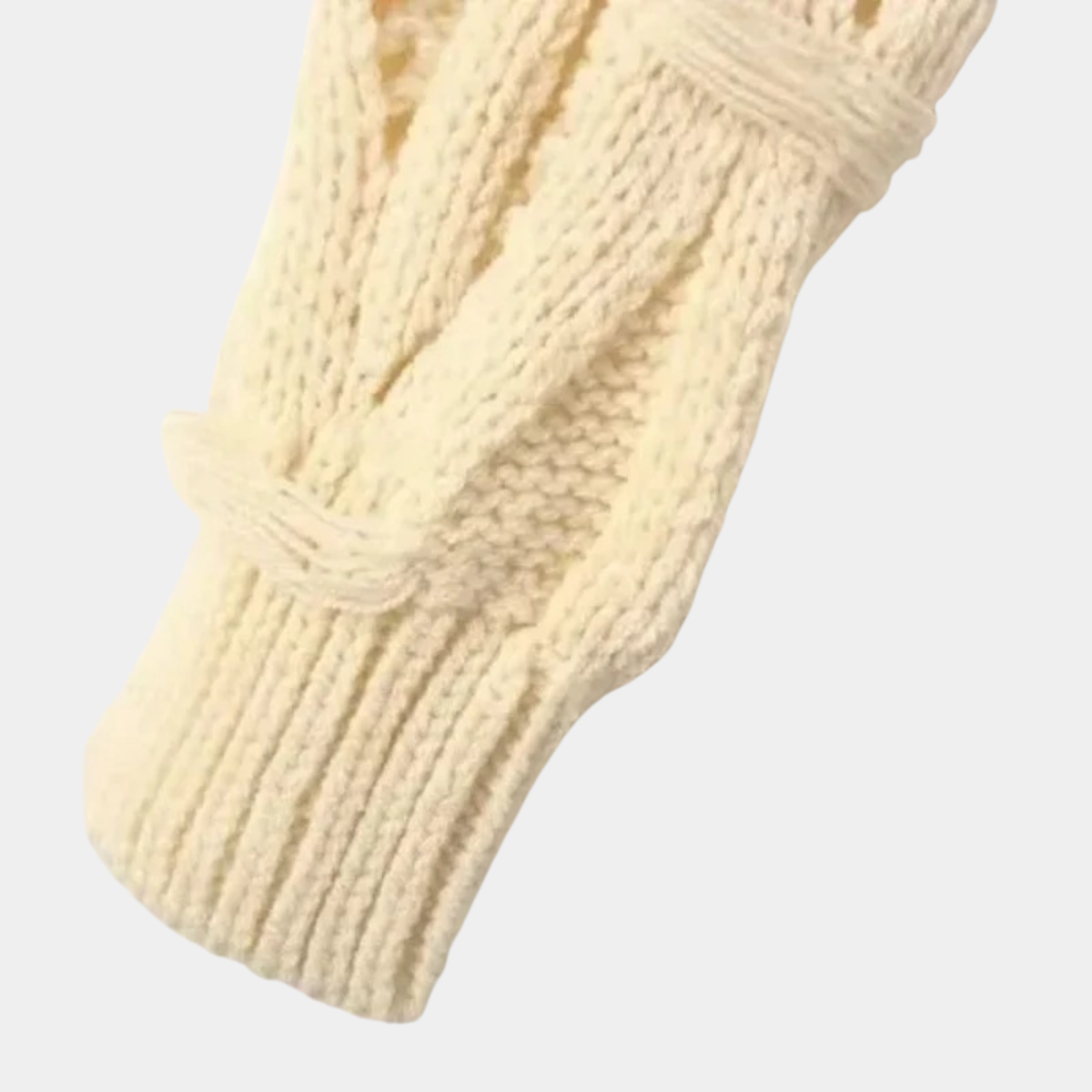 Women's Cropped Cable Knit Jumper
