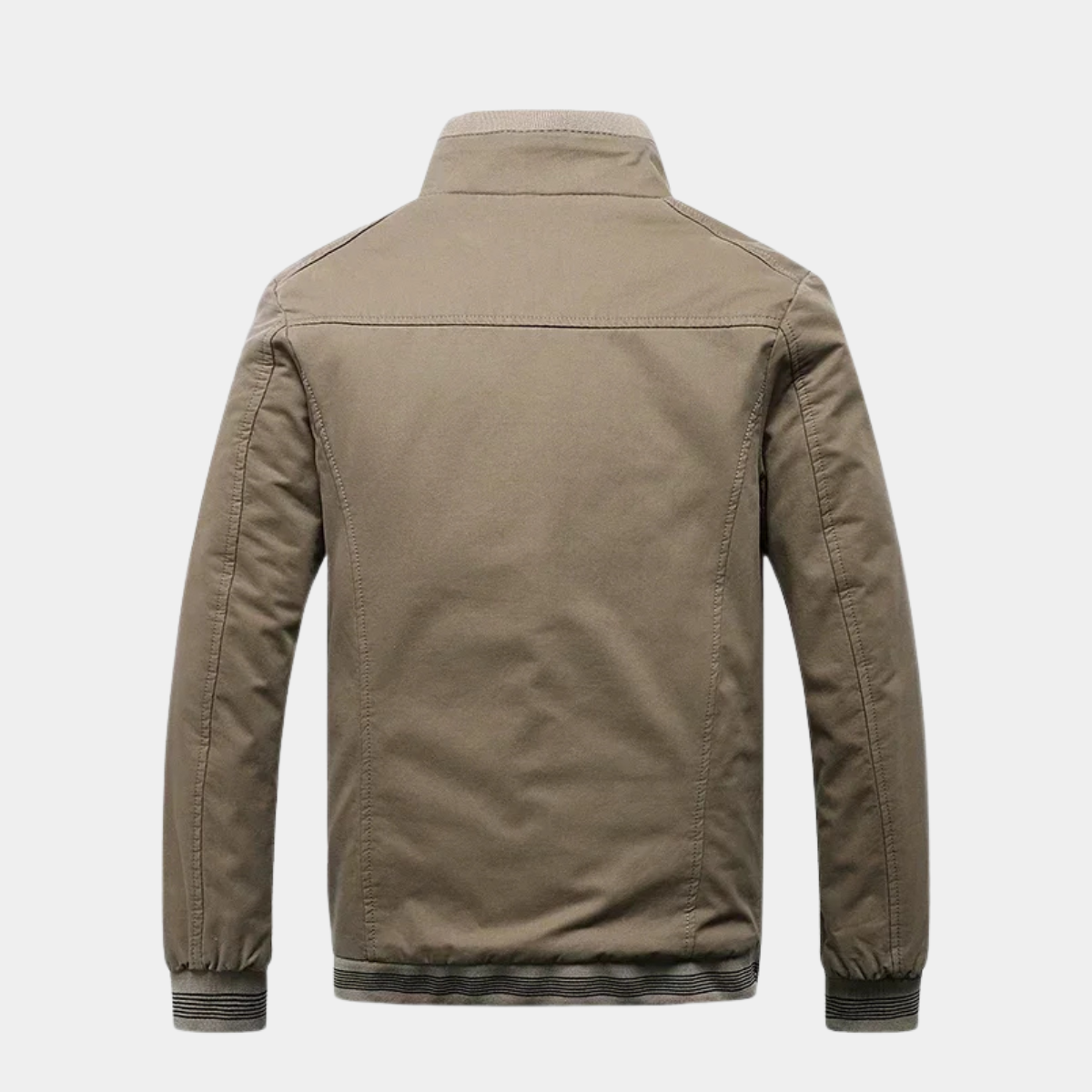 Winter Fleece Lined Jacket – Warm Casual Zip Up Coat