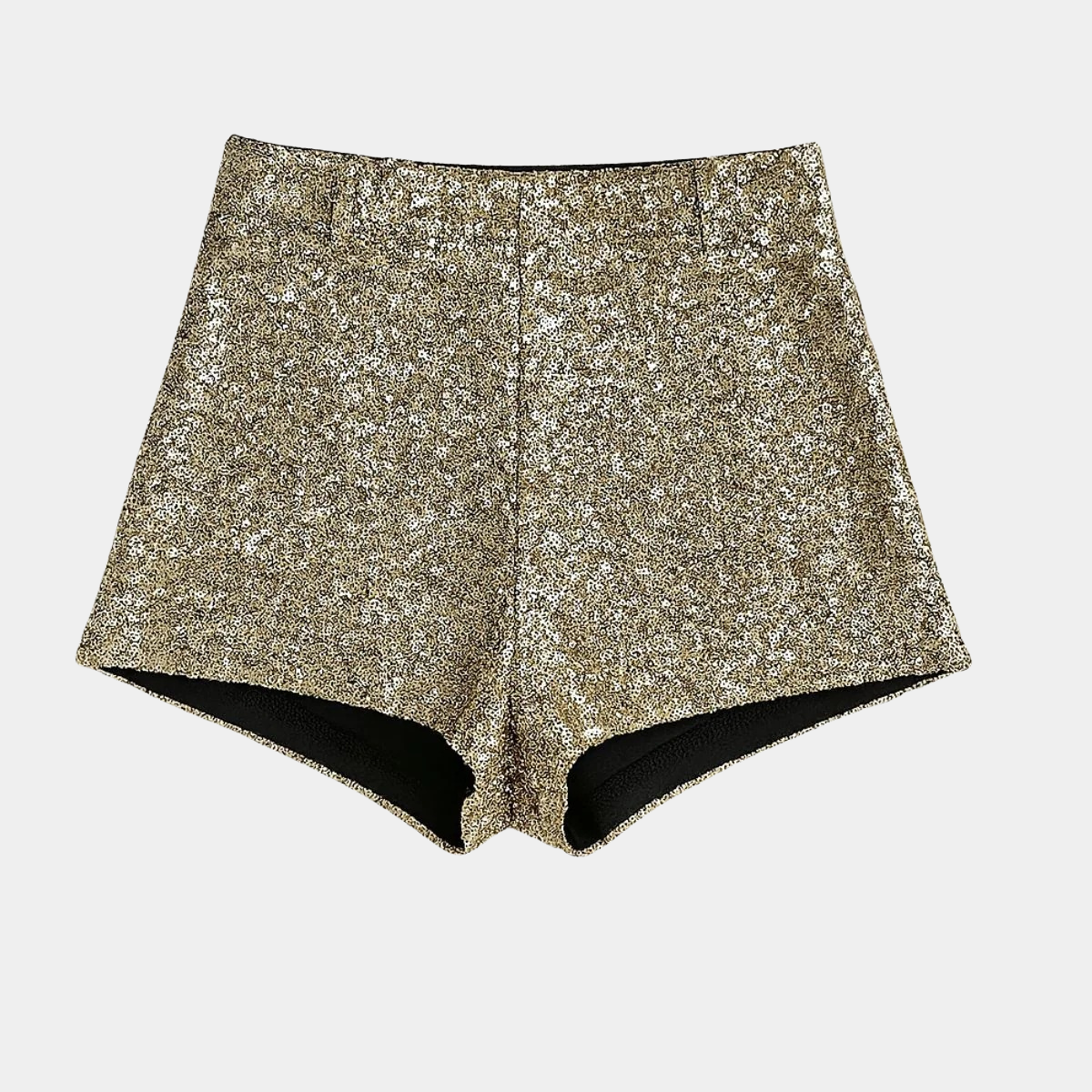 Sequin Mini Shorts – High Waist Sparkly Streetwear