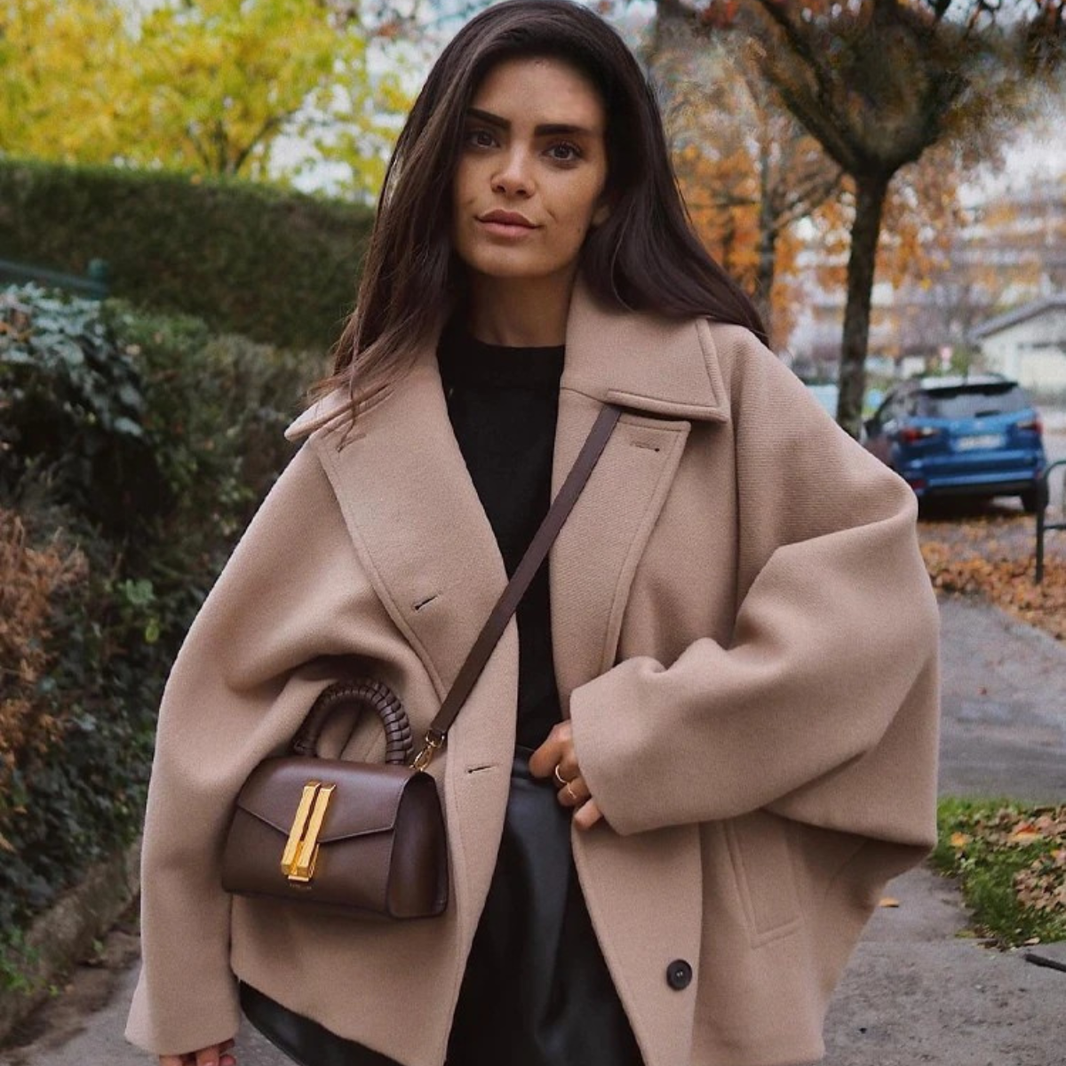Oversized Wool Coat – Elegant Winter Jacket