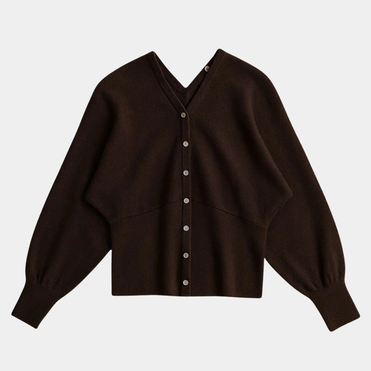 V Neck Button Down Blouse – Long Sleeve Loose Shirt