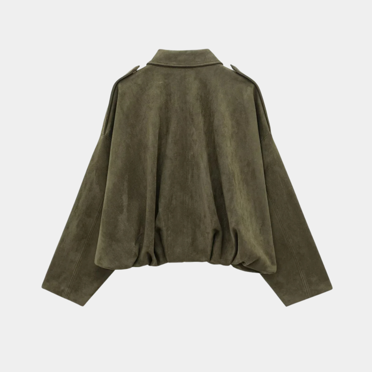 Oversized Suede Jacket – Casual Loose Fit Outerwear