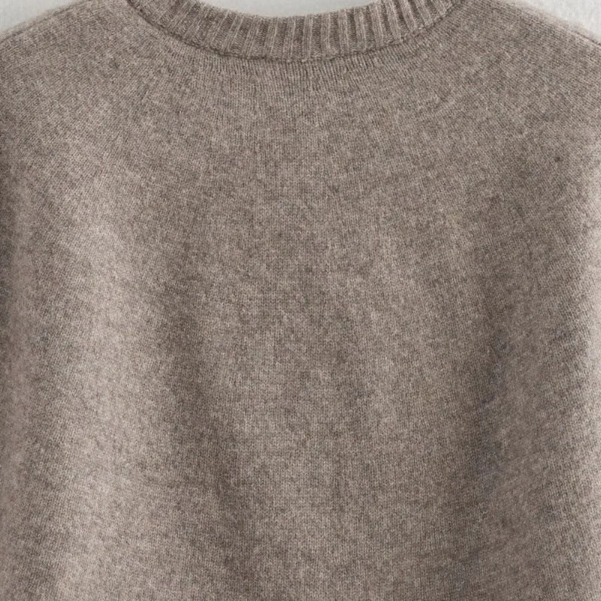 Grey Buttoned Cape Cardigan – Wool Blend Poncho Style