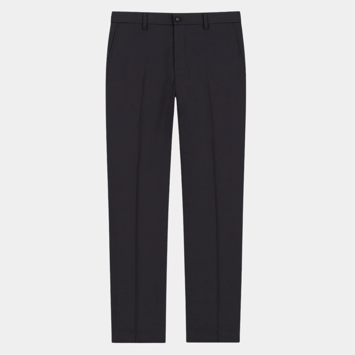 Slim Fit Casual Trousers – Stretch Office Pants