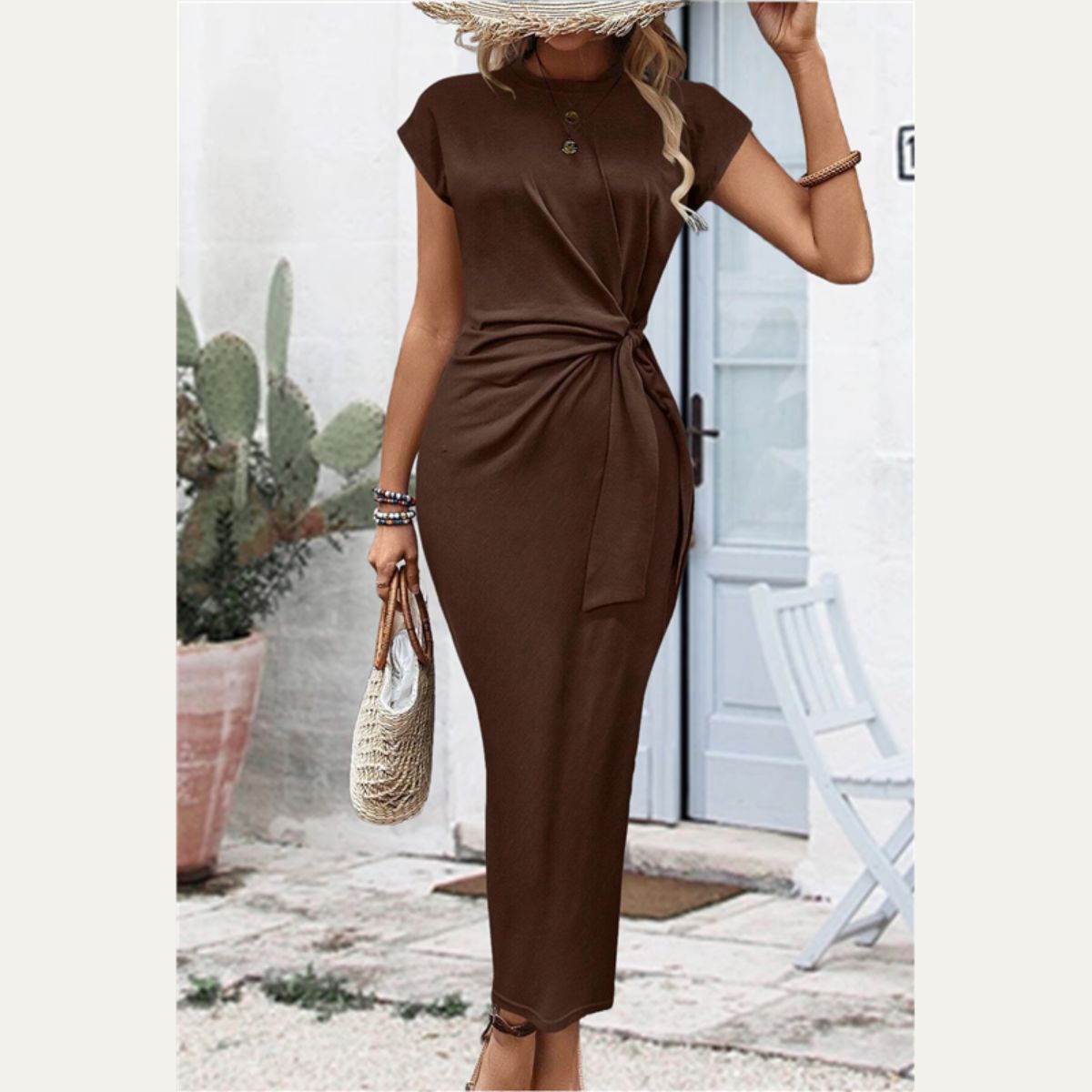 Long Ribbed Dress