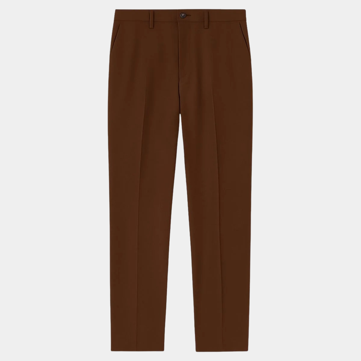 Slim Fit Casual Trousers – Stretch Office Pants