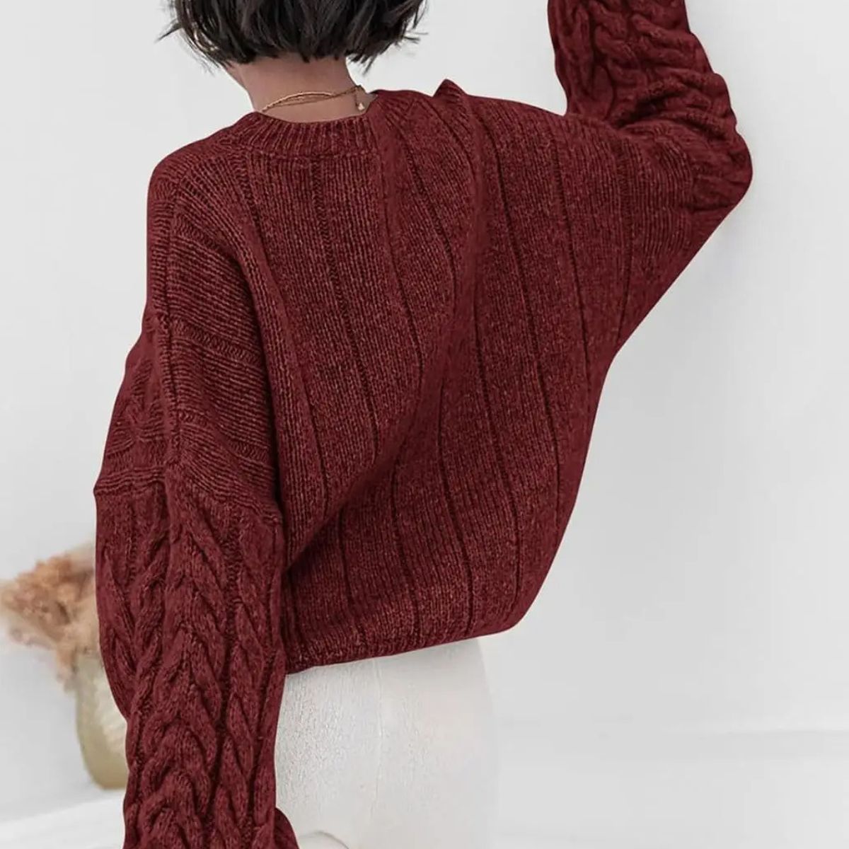 Soft Knitted Jumper – Soft Oversized Winter Sweater